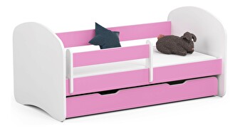 Dječji krevet Pranshi (ružičasta) (s madracem)