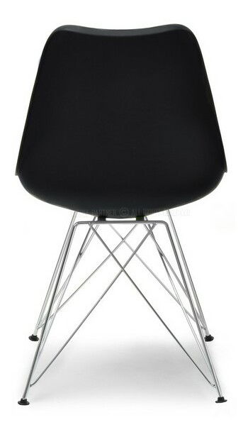 Szék Large Rod (fekete + króm)