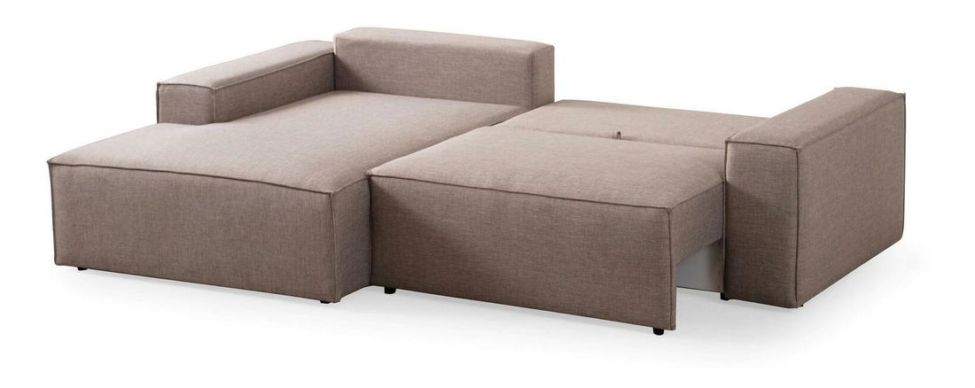 Sarokkanapé Pirlofenzza (tárolóhellyel) (B) (barna)