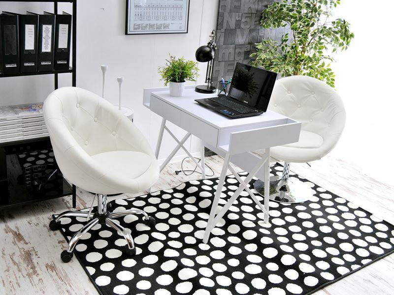 Fotel Lush 4 (fehér + króm)