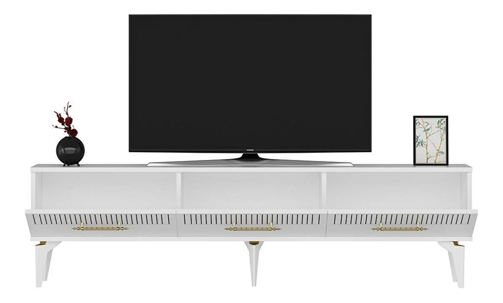 TV asztal/szekrény Benuva 2 (fehér) 