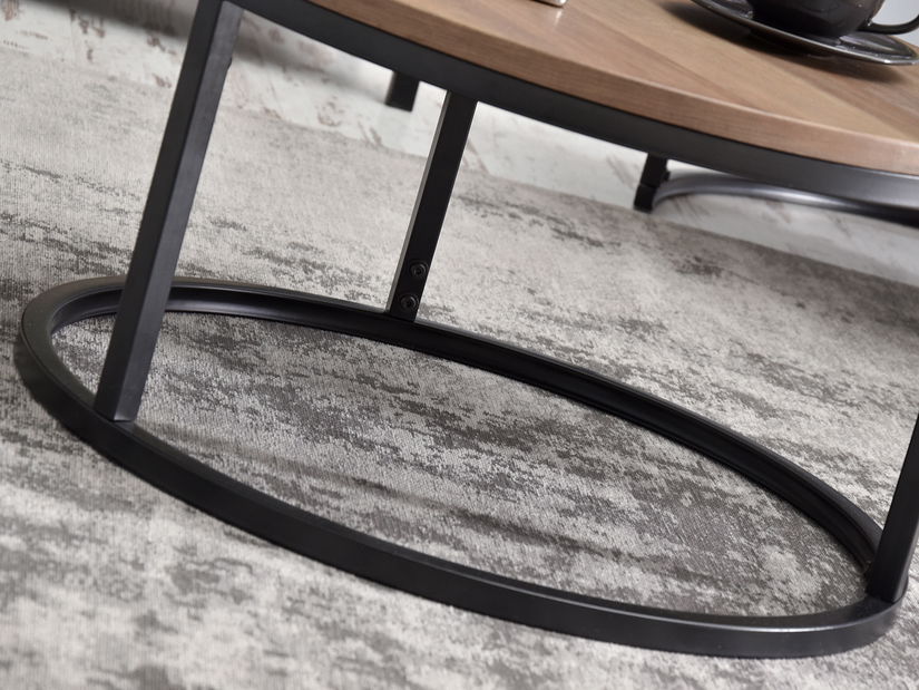 Stolić za kavu Kolja stolić S (orah + crna)