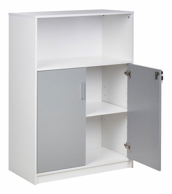 Skrinka Zirkone (sivá + biela) 