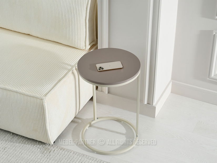 Konferenčný stolík Corden (béžová + krémová)