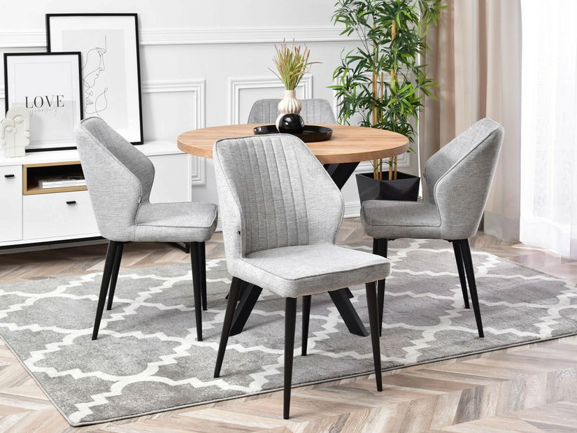 Scaun Greta K (gri + negru)