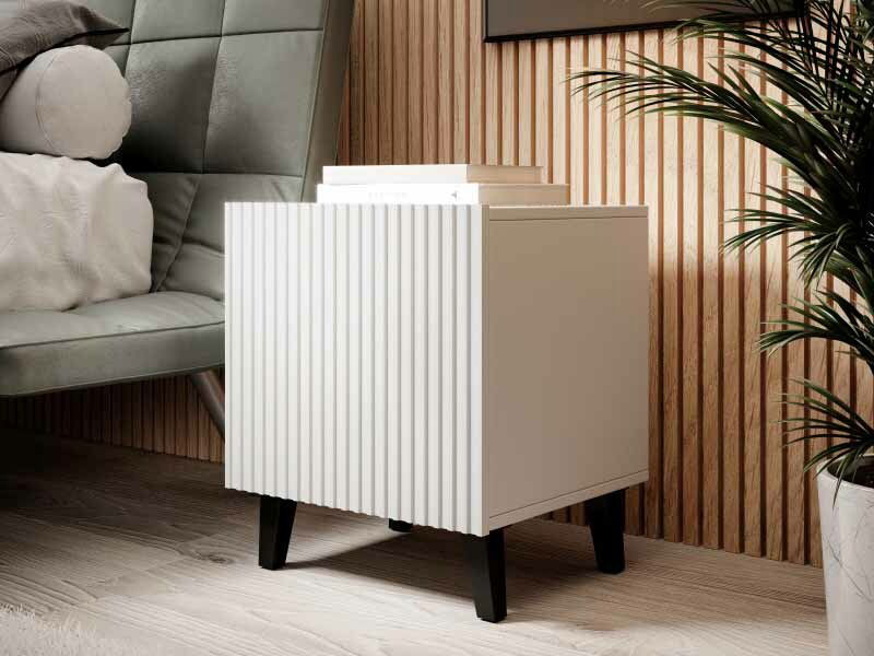 Noćni stolić Pallea (bijela)