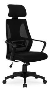 Fotoliu birou Saludos (negru) 