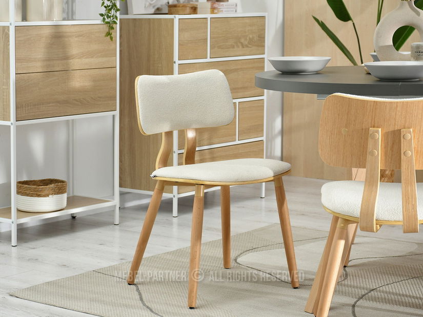 Scaun Woodyman (crem + stejar)