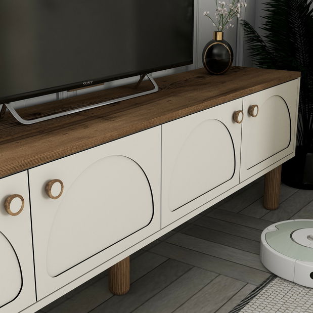 TV asztal/szekrény Bohnedo (krém)