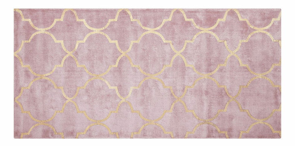 Szőnyeg 80x150 cm YOLK (szövet) (rózsaszín)
