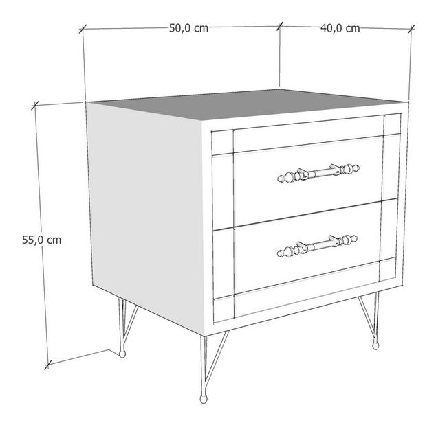 Noptieră Natasha (gri + Negru)