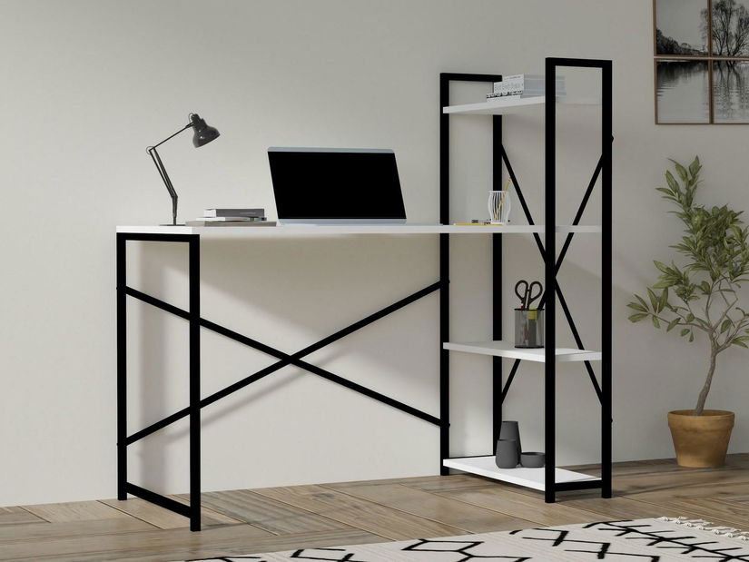 PC asztal Kulevu (fehér) 