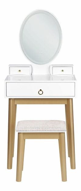 Toaletný stolík Roey (biela)