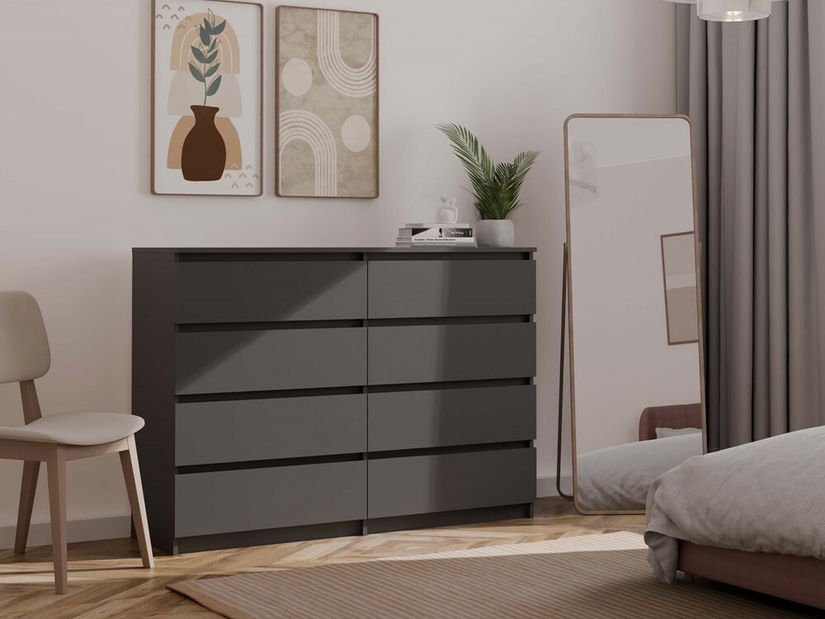 Komód Musecalo 7 140 (fekete)