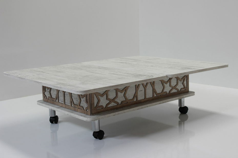 Konferenčný stolík Adat (Biela)