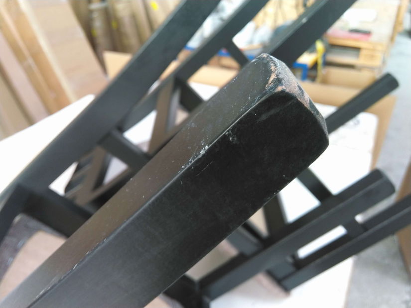 Scaun de sufragerie – Dalam IV (negru + bej) *resigilat