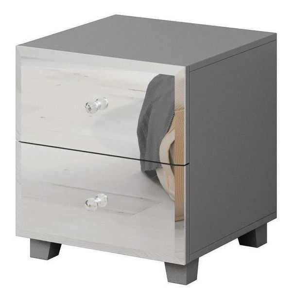 Nočný stolík Belinda Typ 22 (sivá) *výpredaj