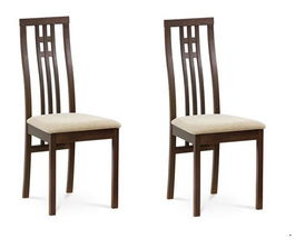 Set 2 ks. jedálenských stoličiek Banwell-2482 WAL (orech) *bazár