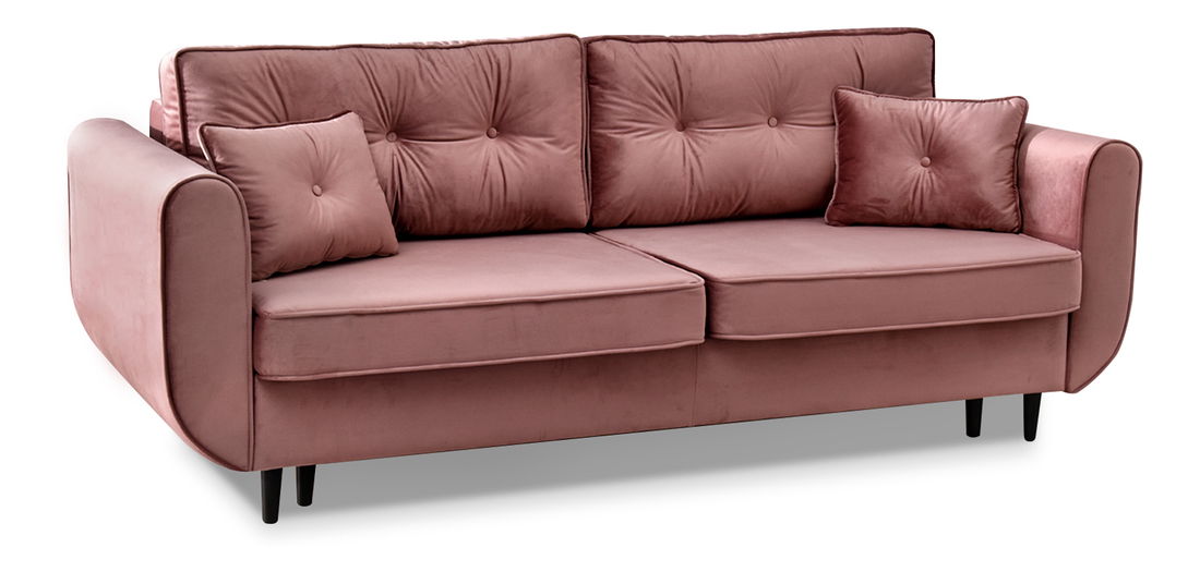 Canapea două locuri Bacteria (negru)