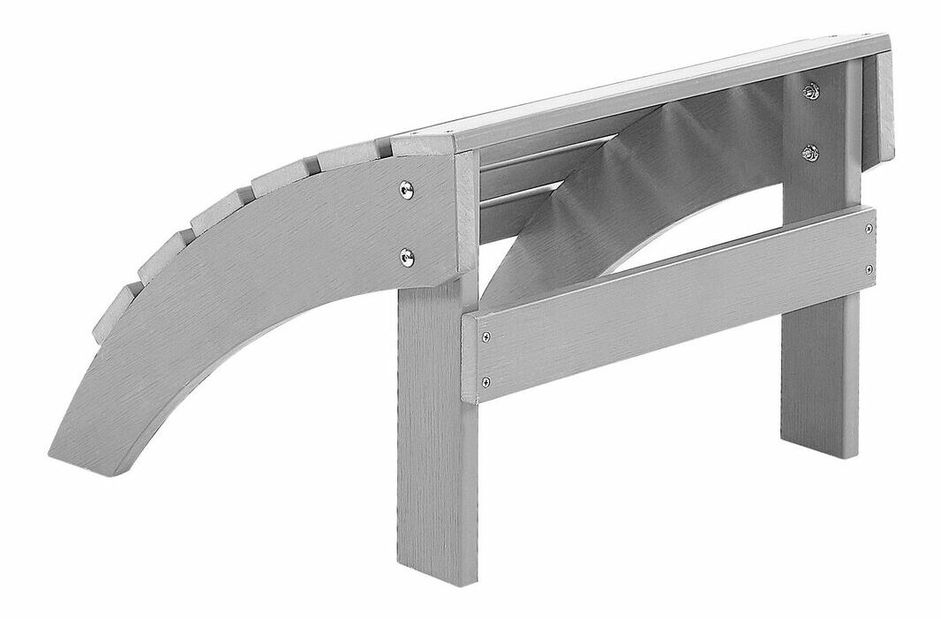 Naslona za noge za vrtnu fotelju Adack (svijetlosiva)