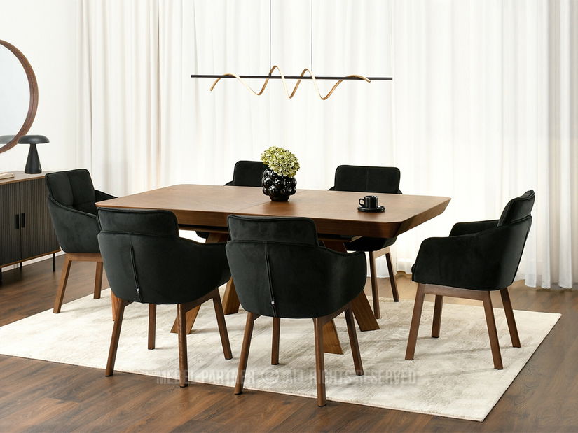 Jedálenská stolička Minimas (čierna)