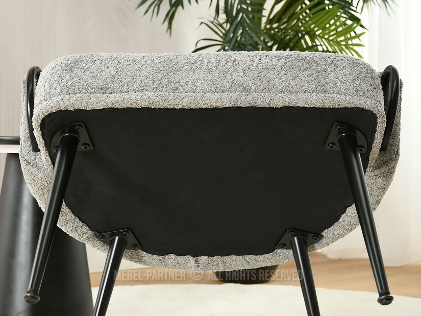 Fotelja Carma F (siva + crna)