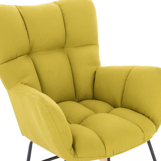 Fotoliu balansoar de design Kerem (pistachio)