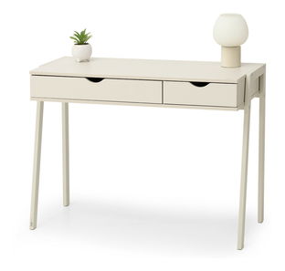 PC stolík Ludra (krémová)