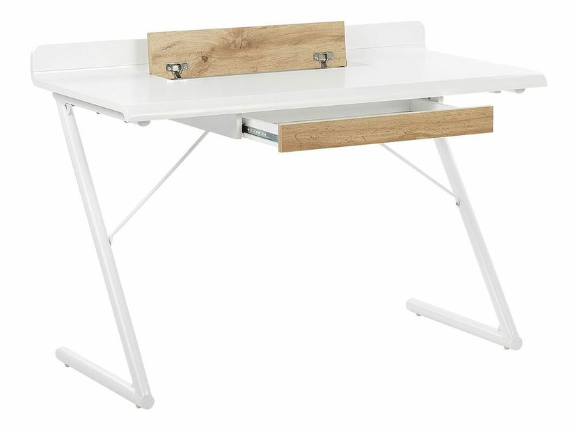 Masă de scris 120x60 cm Fletcher (alb)