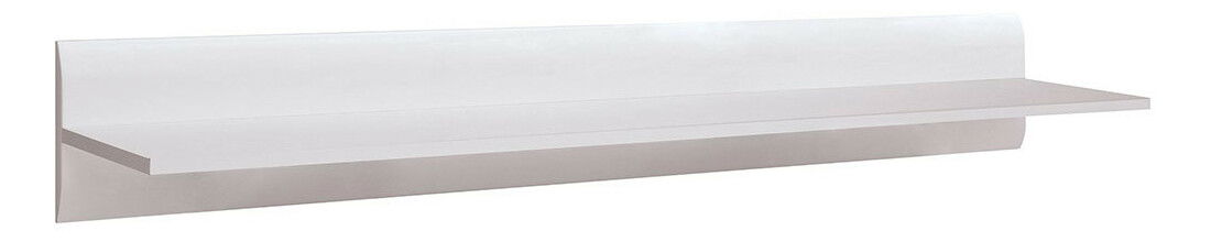 Polica BRW Azteca Trio P/2/11 (biela + lesk biely)