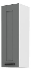 Horná kuchynská skrinka Lucid 30 G 90 1F (dustgrey + biela)