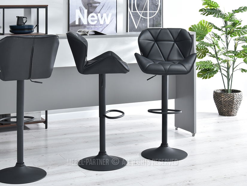 Stolička Huhu (čierna)