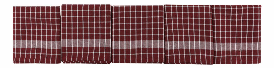 Set prosoape (10 buc.) Clarissa ( bordo + alb) *vânzare