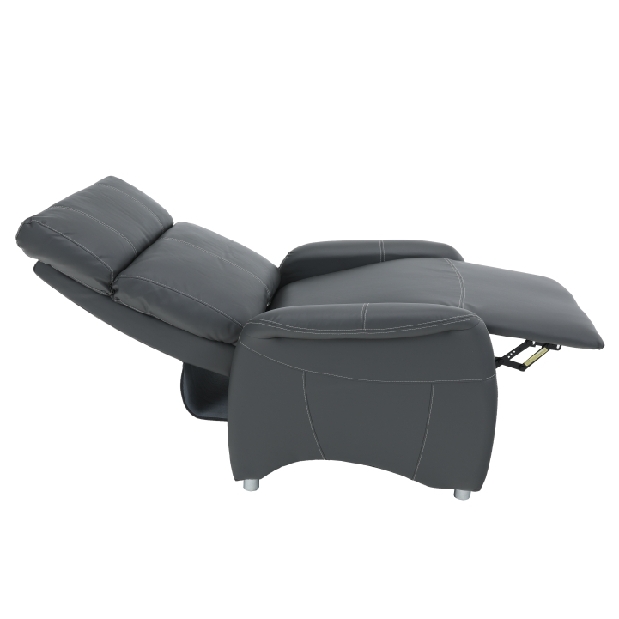 Fotoliu pentru relax Francesco CH 113100 piele PU Gri