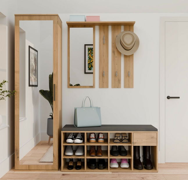 Ormarić za obuću Telos 1 (hrast artisan)