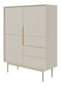 Komoda Verdio V4  (sivobež) *Outlet moguća oštećenja