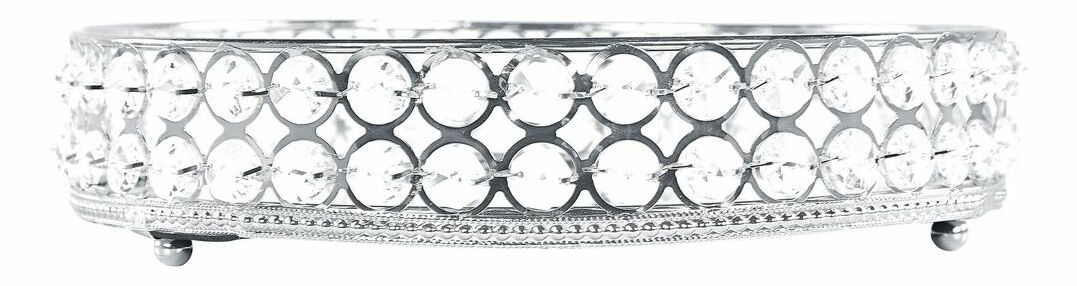 Okrúhly podnos Vantin (strieborná) 