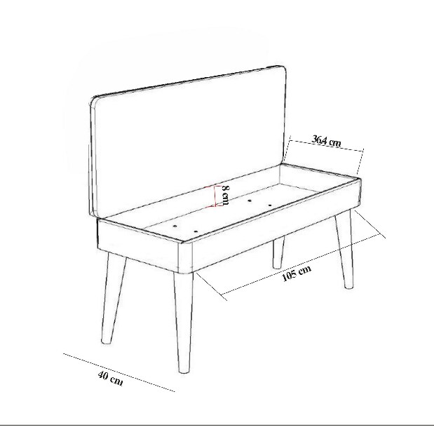 Mobilier pentru hol Maluxe 726 (Stejar sonoma + Verde)