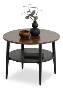 Stolić za kavu Randolf S (orah + crna)