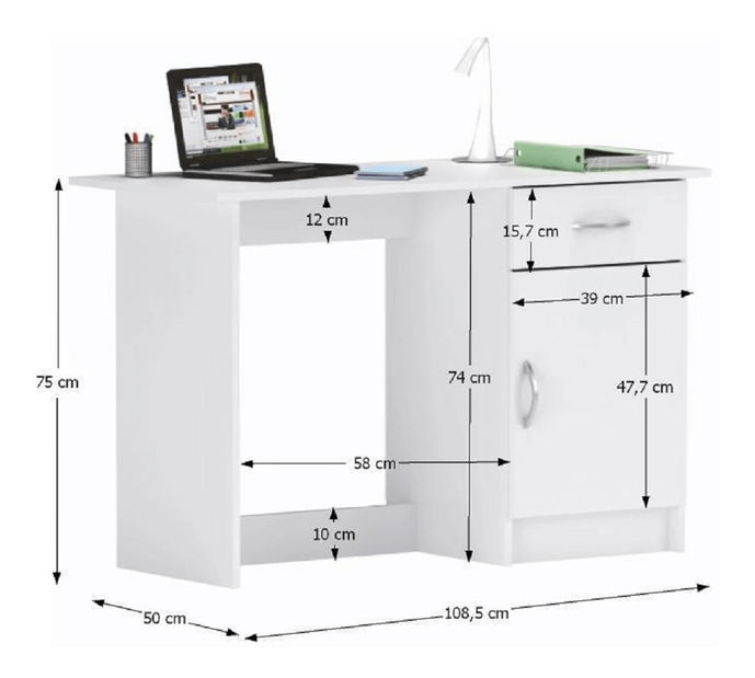 Számítógépasztal Segin 1126