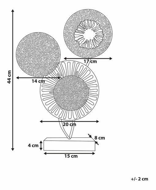 Szobrocska Usher (arany) 