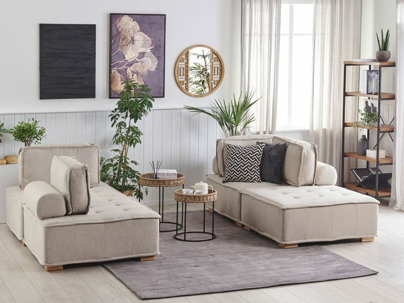 Pohovka štvorsedačka Taj (béžová) 