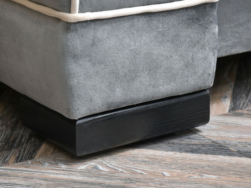 Canapea Canapea trei locuri Taskent (gri + negru)