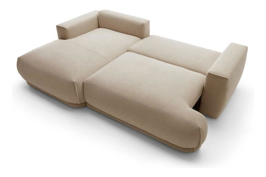 Kutna garnitura Dita mini (L) (bež + crna)