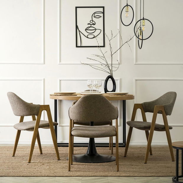 Étkezőszék Renuncio (bézs) 