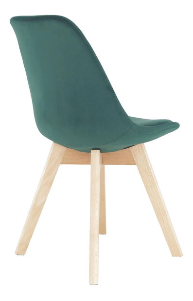 Jedálenská stolička Blanche (emerald + buk)