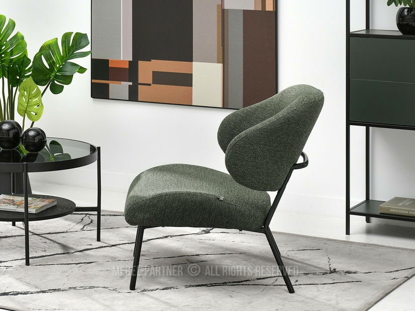 Fotelja Estrida F (zelena + crna)