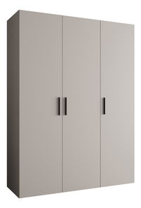 Ormar za garderobu 150 cm Borry 1 (kašmir + crna)