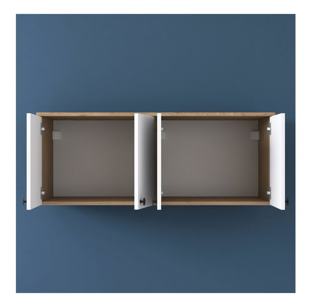 Zidni ormarić Bivake 1 (orah + bijela)