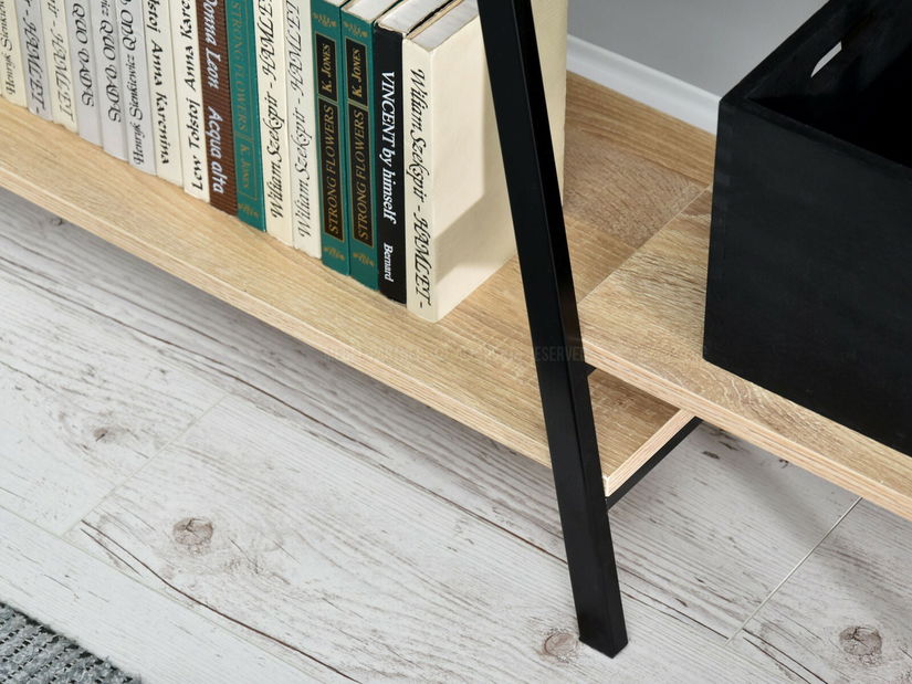 Raft Gecon Reg Zes (sonoma + negru)